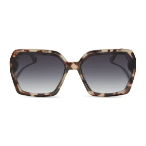 PRESLEY - CREAM TORTOISE   GREY GRADIENT SUNGLASSES