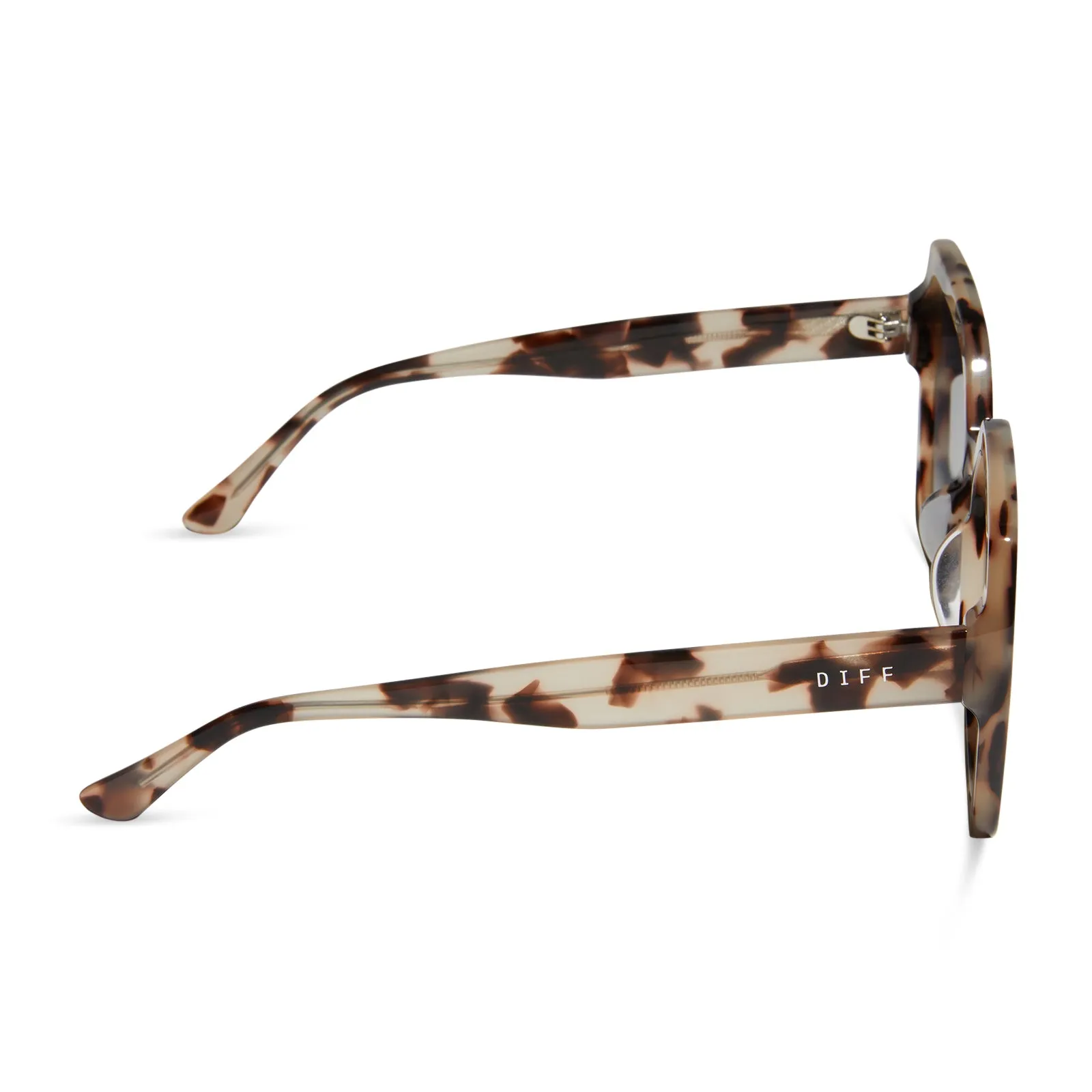 PRESLEY - CREAM TORTOISE   GREY GRADIENT SUNGLASSES