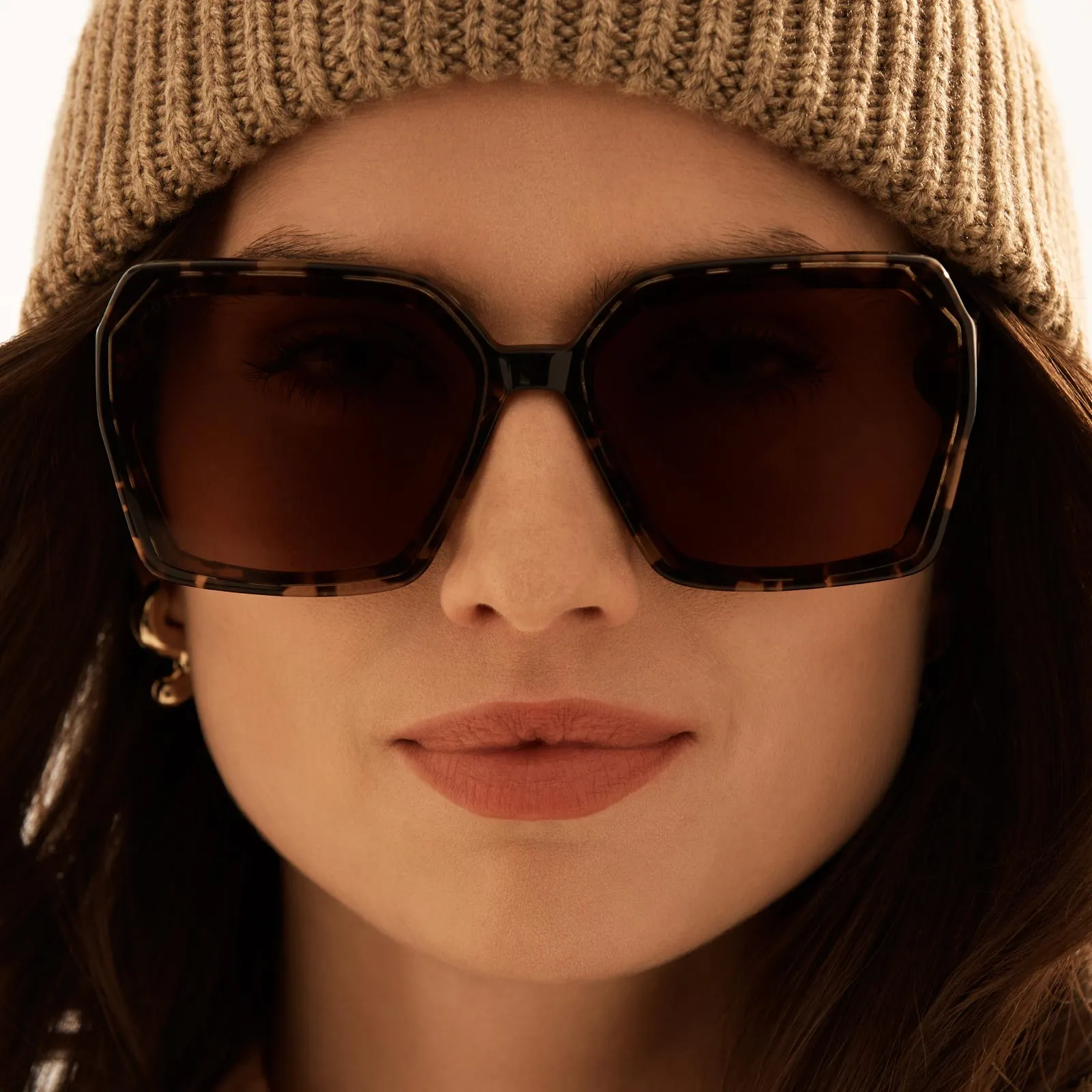 PRESLEY - ESPRESSO TORTOISE   BROWN SUNGLASSES