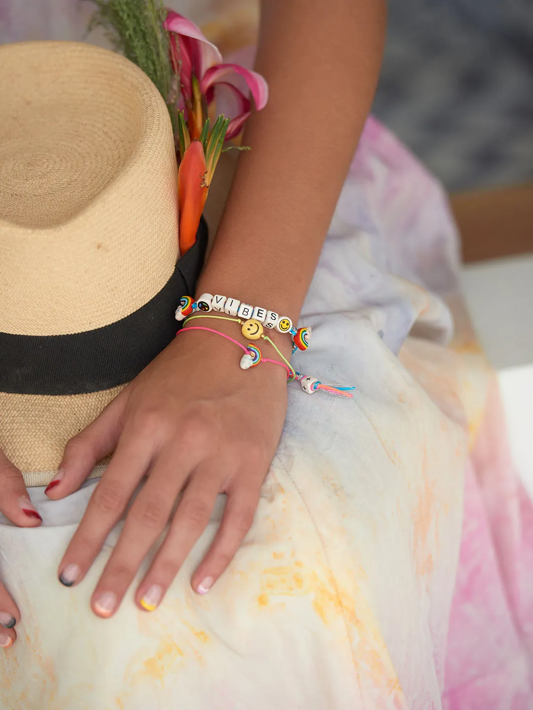 RAINBOW SMILE BRACELET SET