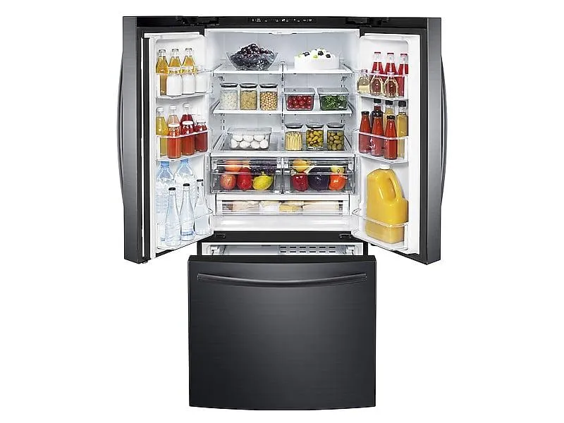 Samsung 22 cu. ft. French Door Refrigerator in Black Stainless Steel