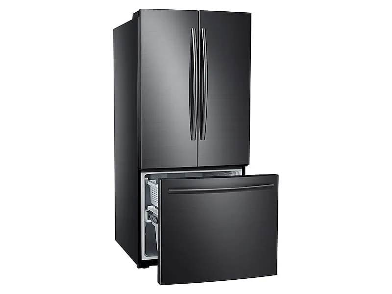 Samsung 22 cu. ft. French Door Refrigerator in Black Stainless Steel