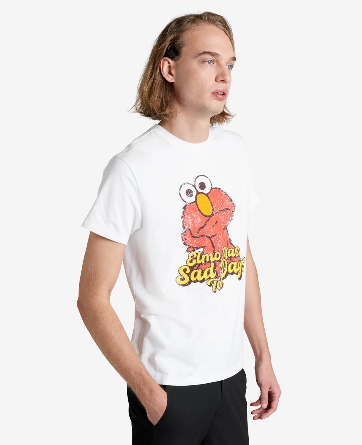 Sesame Street Adult Elmo Organic T-Shirt