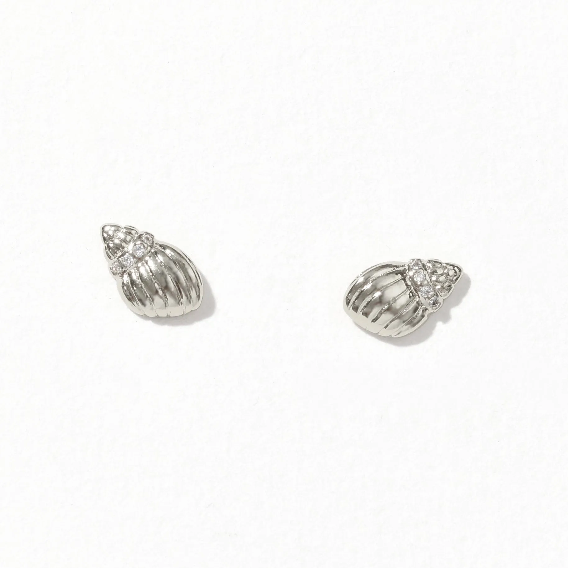 Seseh Conch Stud | Silver