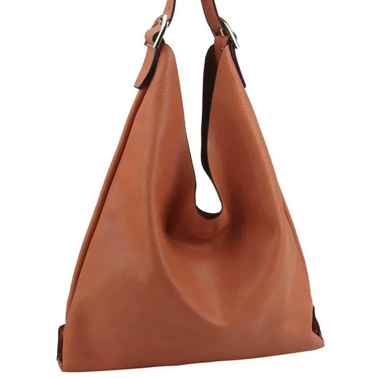 Smooth Textured PU Leather Women's Hobo Bag