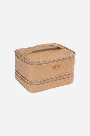 Stephanie Johnson Jenny Train Case in Belize Toasted Almond