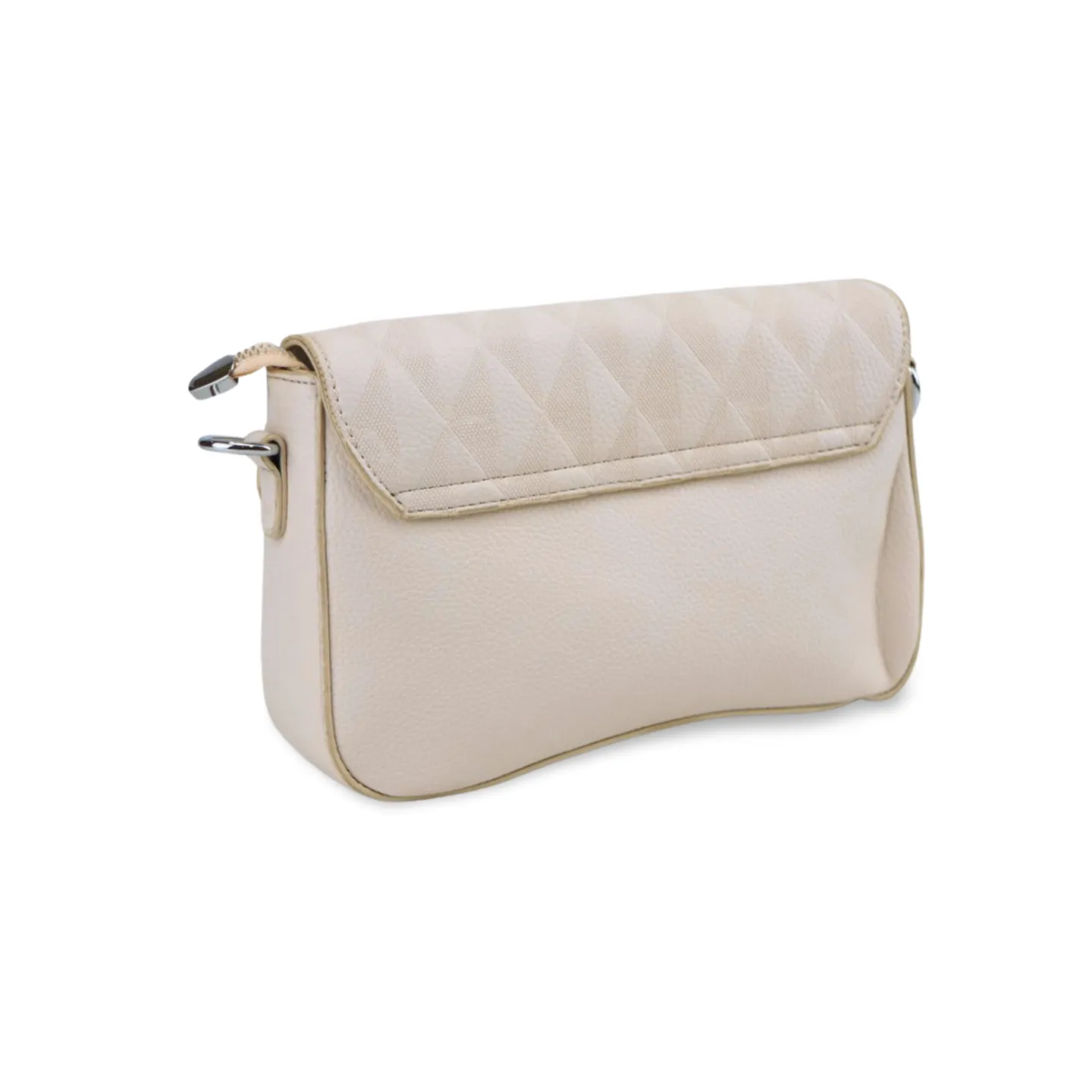 Stylish Quilted Crossbody Bag with Chain and Strap Detail