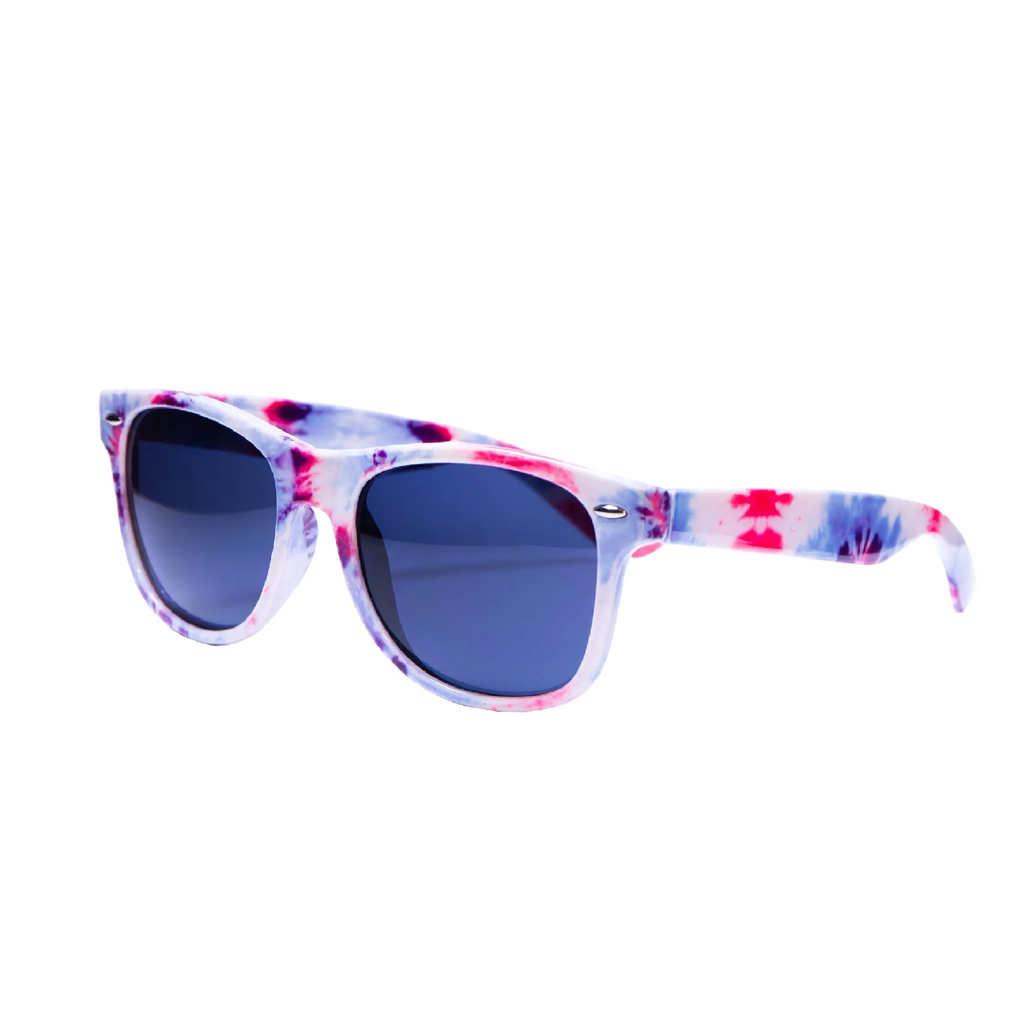 Trippy Tie Dye Wayfarer Style Sunglasses