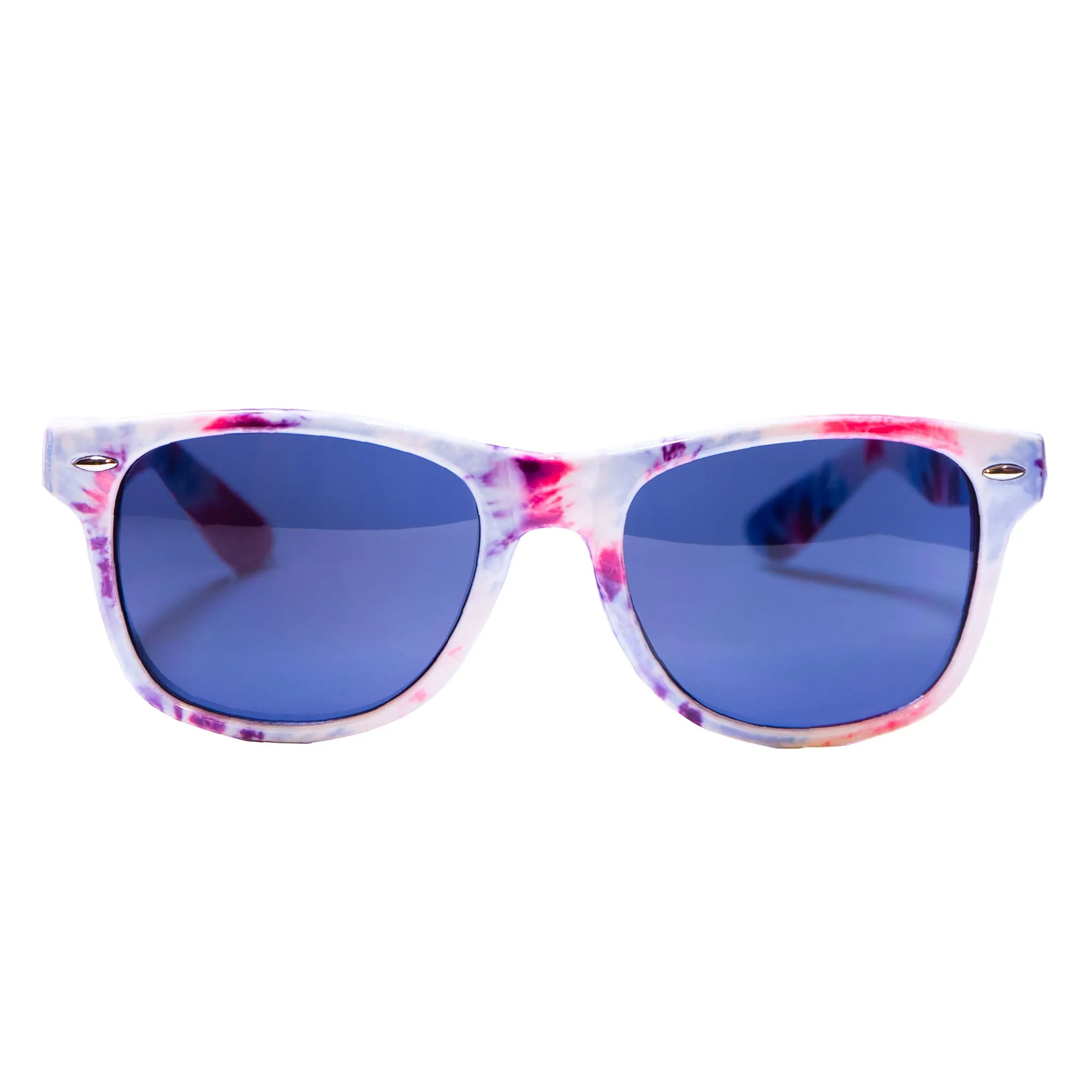 Trippy Tie Dye Wayfarer Style Sunglasses