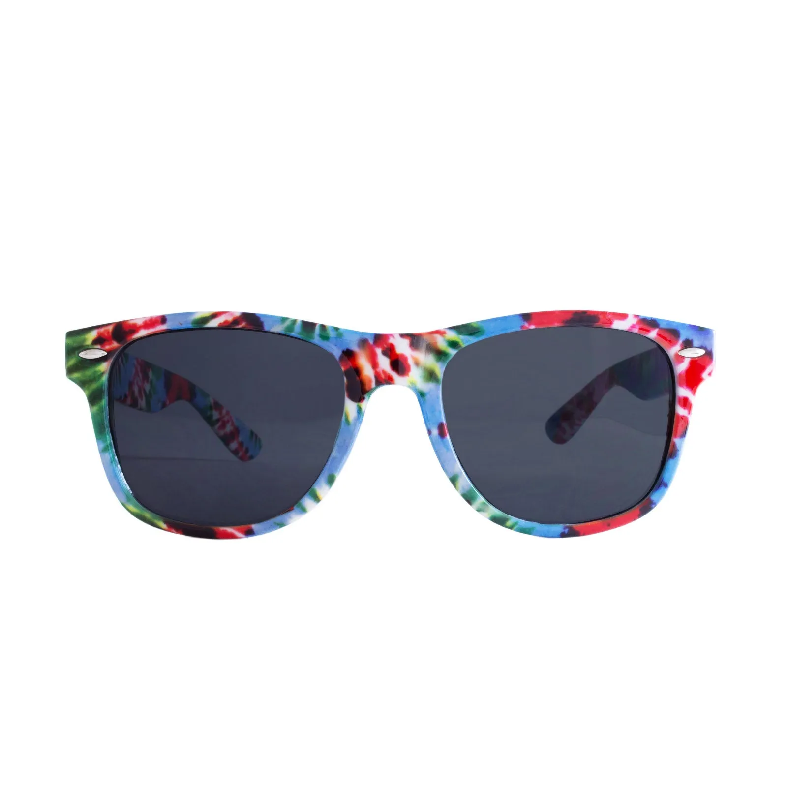 Trippy Tie Dye Wayfarer Style Sunglasses