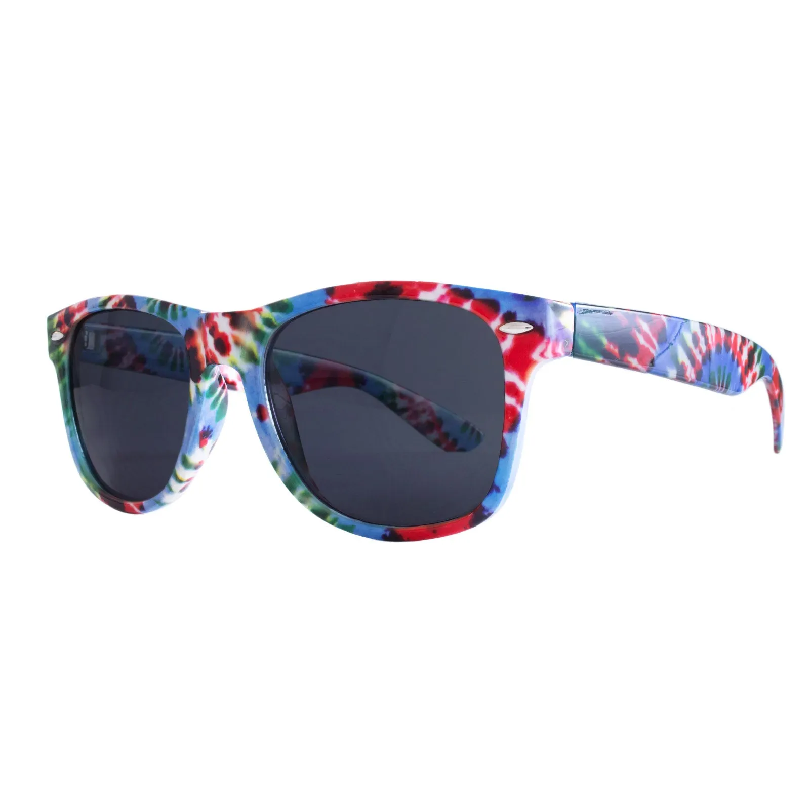 Trippy Tie Dye Wayfarer Style Sunglasses