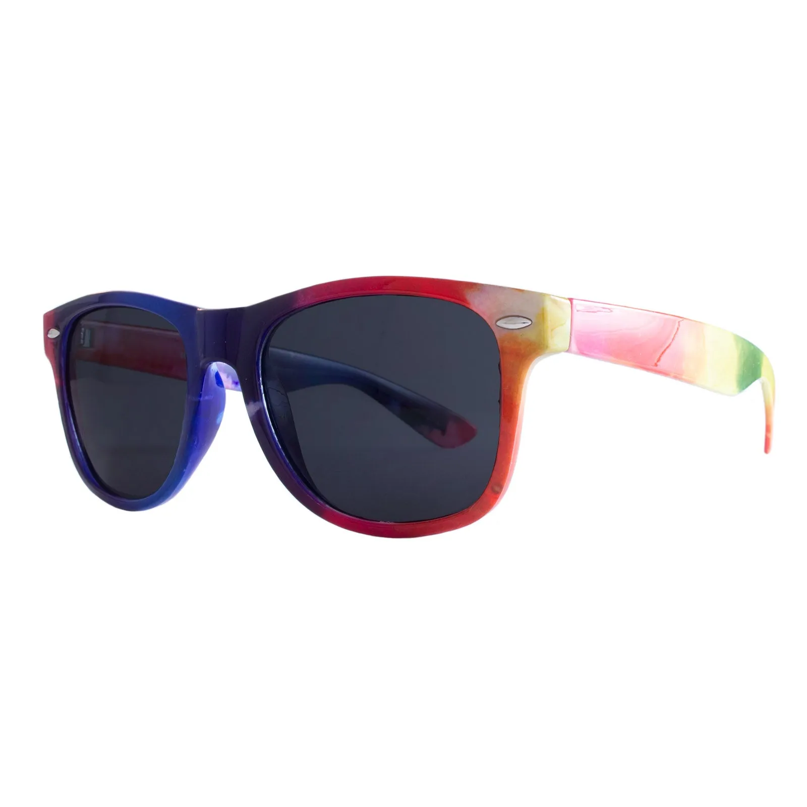 Trippy Tie Dye Wayfarer Style Sunglasses