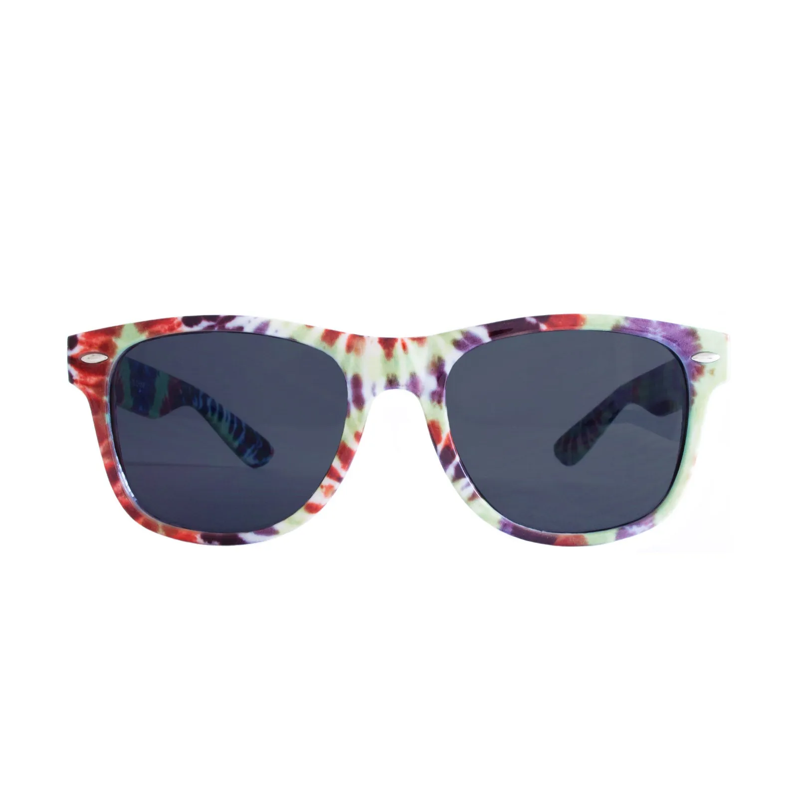 Trippy Tie Dye Wayfarer Style Sunglasses