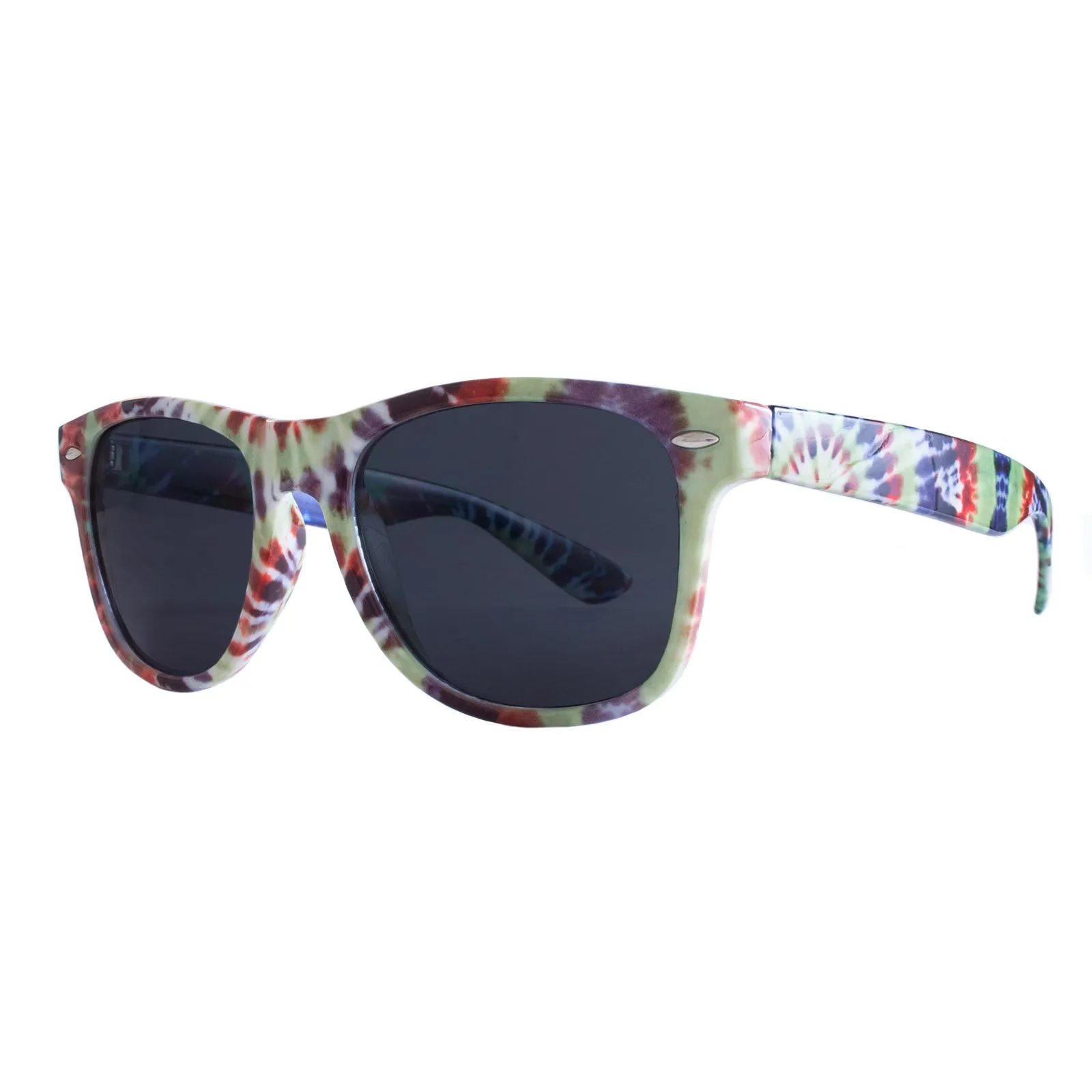 Trippy Tie Dye Wayfarer Style Sunglasses