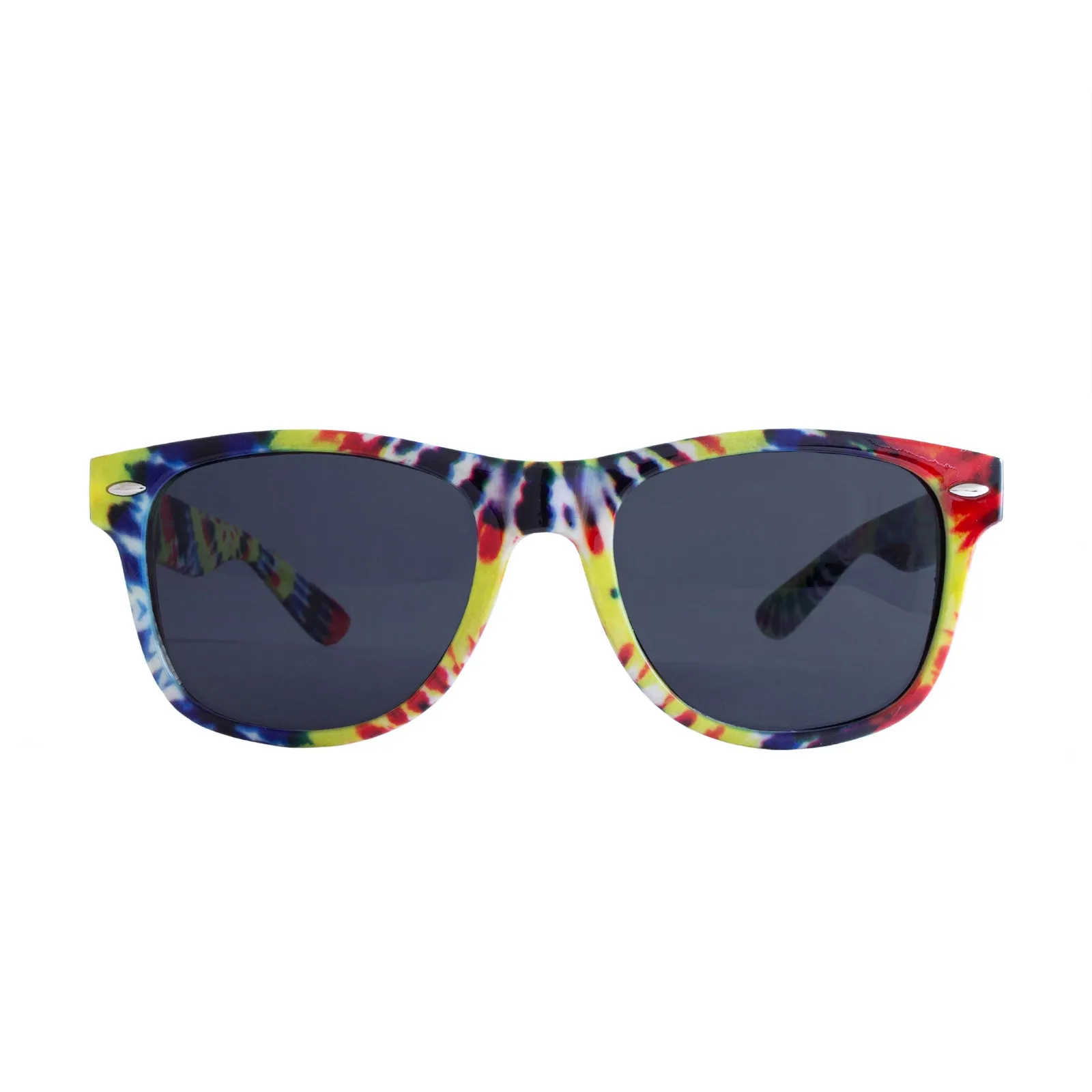 Trippy Tie Dye Wayfarer Style Sunglasses