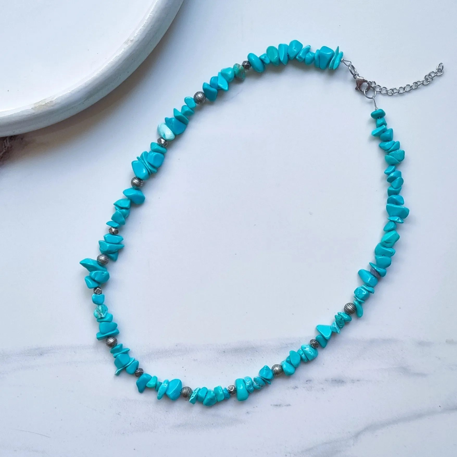 Turquoise chips necklace n.2