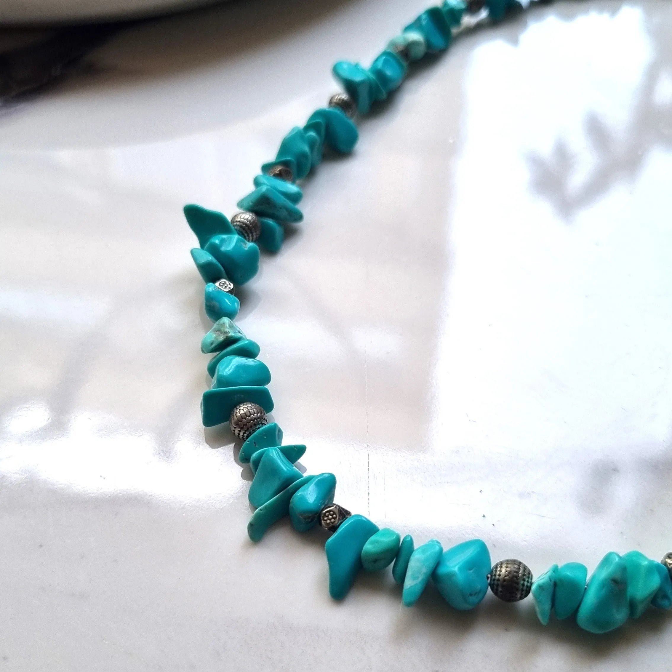 Turquoise chips necklace n.2