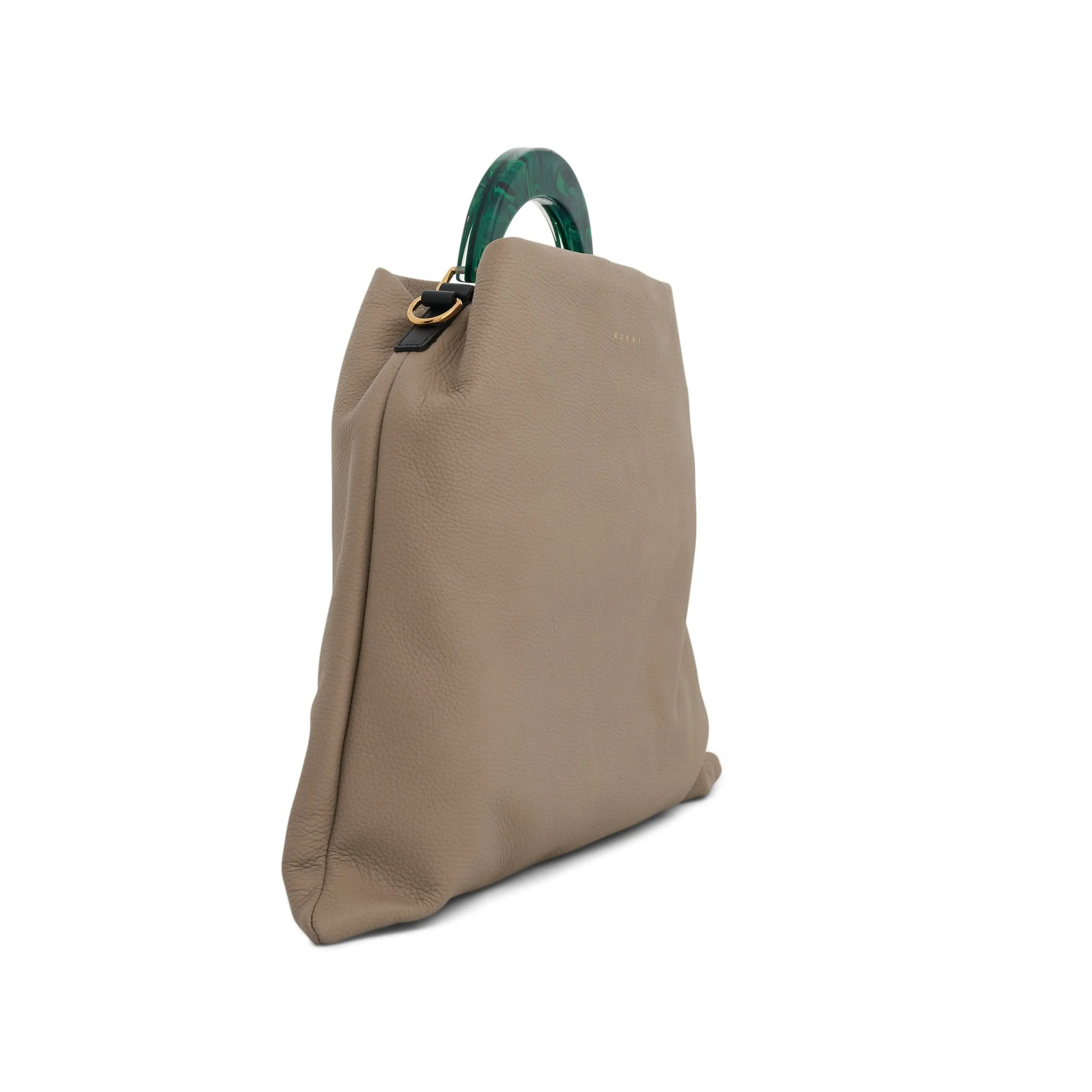 Venice Medium Hobo Bag in Light Camel/Spherical Green