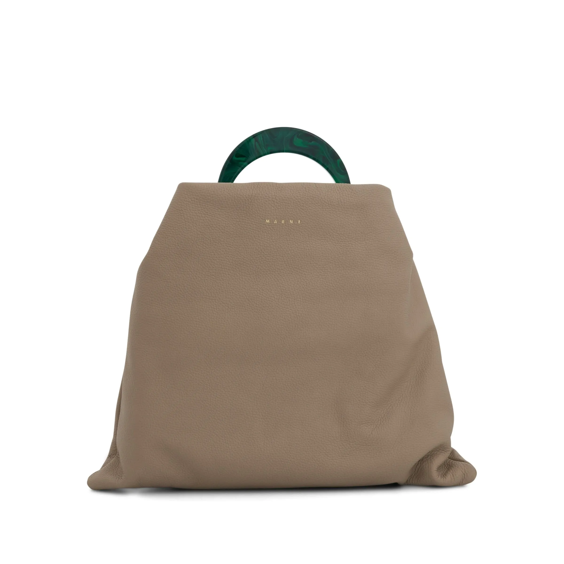 Venice Medium Hobo Bag in Light Camel/Spherical Green