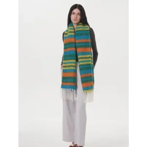 Winter New Wind Warm Thick Dopamine Cashmere Long Muffler Scarf