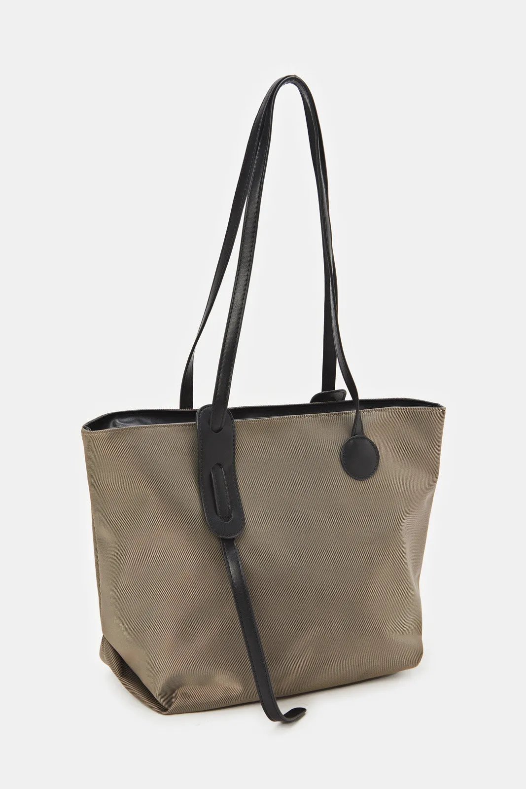 Women Brown Spacious Tote Bag